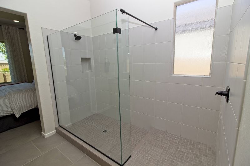 Wide Shower Areas